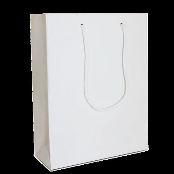 100 Messetaschen weiss 31 10x40cm weiß papiertueten bedrucken