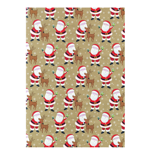 Geschenkpapier Recycling Nikolaus