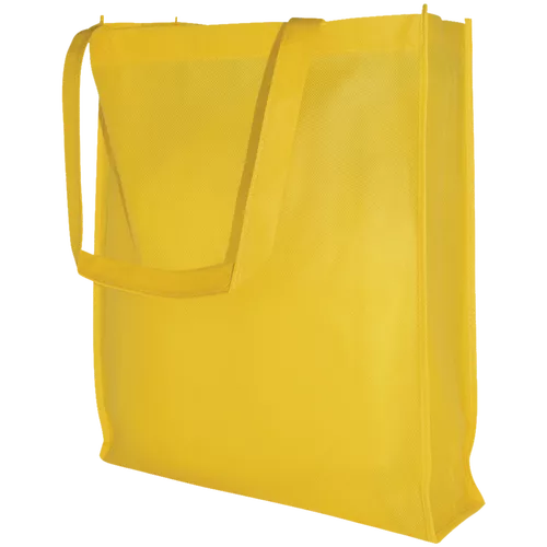 50 Vliestaschen gelb 38 10x42cm Woventasche bedrucken