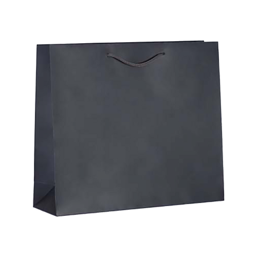 100 Messetaschen anthrazit 42 12x36cm Papiertaschen bedrucken