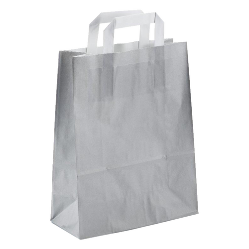 500 Papiertüten grau 32 12x40cm Papiertueten bedrucken