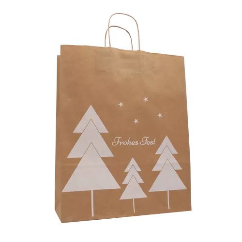 250 Weihnachtstüten Tannen 22 10x28cm Weihnachtstaschen bedrucken