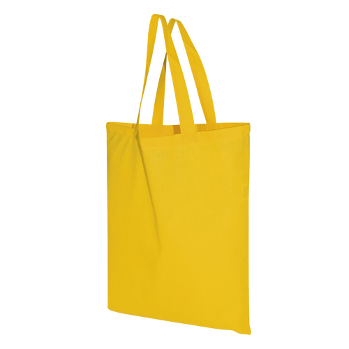 100 Stofftaschen gelb 38x42cm kurzer Henkel Stofftbeutel bedrucken