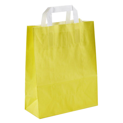 100 Papiertüten gelb 22 10x28cm Papiertaschen bedrucken