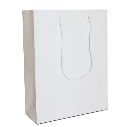 500 Messetaschen weiss 31 10x40cm papiertueten bedrucken