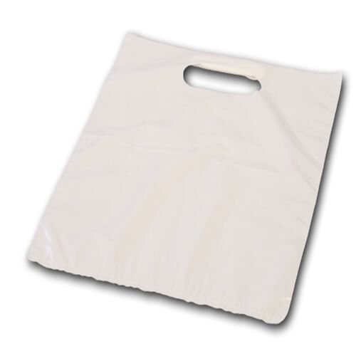 Weiße Plastiktüten Hemdchentragetaschen Tragetasche Plastikbeutel Einkaufstüte 