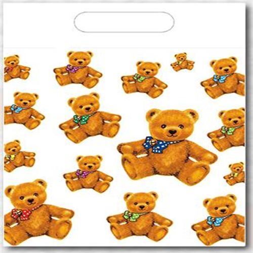 Plastiktragetaschen bedruckt groß mit Motiv Teddybaer