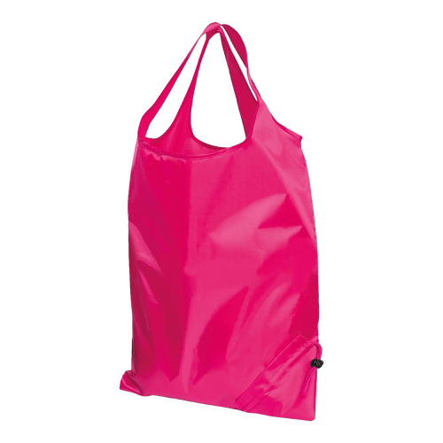 100 Polyester Tasche magenta 37x38cm zusammenfaltbar Woventasche bedrucken