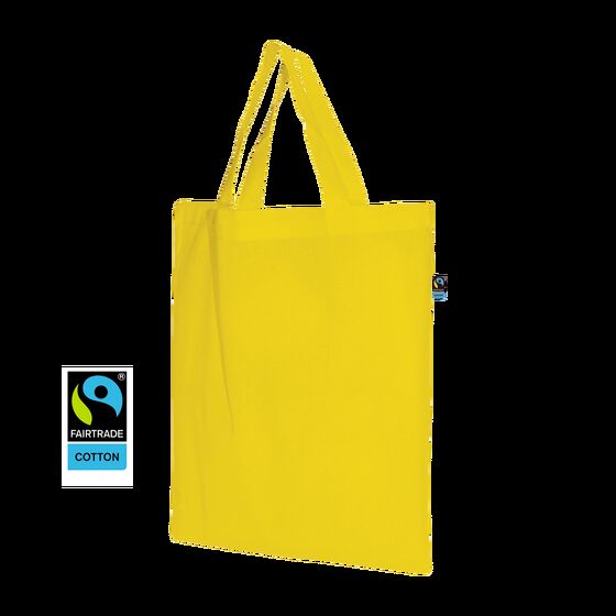 50 FairTrade Stofftaschen gelb 38x42cm Stoffbeutel bedrucken