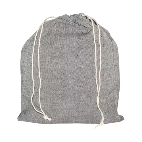 100 Turnbeutel Recycling schwarz 10x14cm Stofftaschen bedrucken