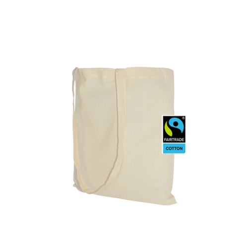 50 Baumwolltasche-FairTrade 38x42cm lang natur Stofftaschen bedrucken