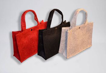 bedruckbare Filztaschen viele Farben klein