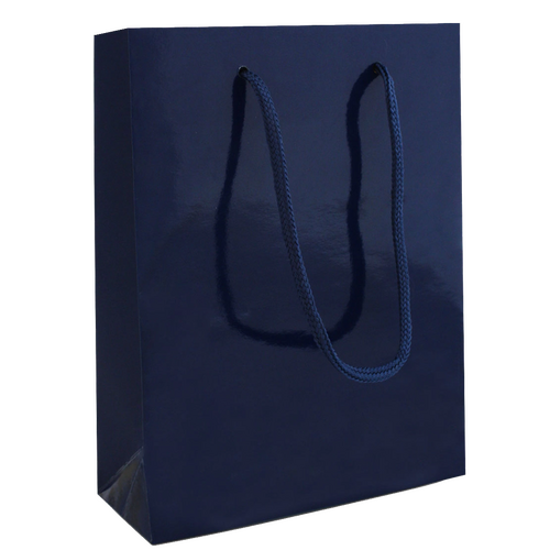100 Messetaschen dunkelblau 25x11x33cm papiertueten bedrucken