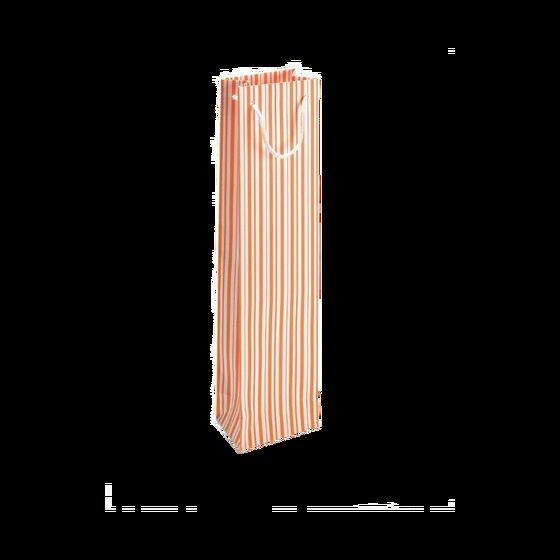 grüne Flaschentasche mit Rebemuster