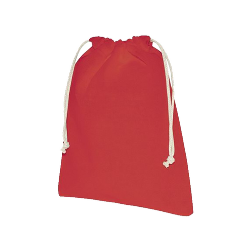 250 Stoffsack rot 25x35cm Baumwollsäckchen bedrucken