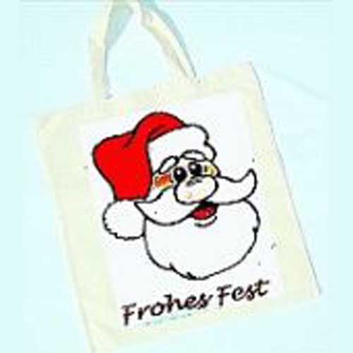 Weihnachtstaschen Geschenktaschen  mit Weihnachtsmann Auslaufprodukt