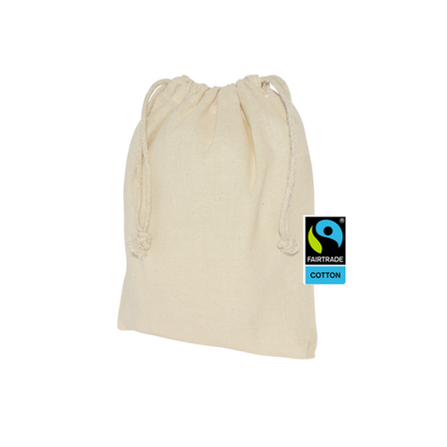 250 Stoffsack FairTrade 25x30cm natur Stoffsäckchen bedrucken