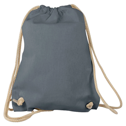 200 Turnbeutel anthrazit 21x29cm Stoffrucksack bedrucken