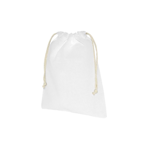 100 Stoffsack weiss 15x20cm Baumwollsäckchen bedrucken