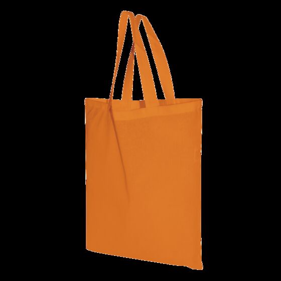 50 Stofftaschen orange 22x26cm kurze Henkel Stoffbeutel bedrucken