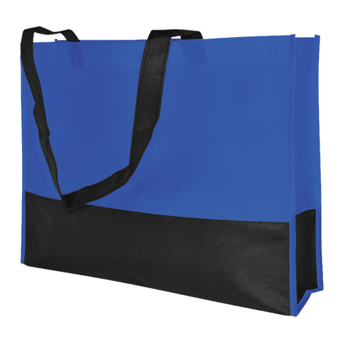 250 NW-Taschen royalblau/schwarz 38x10x29cm Woventasche bedrucken