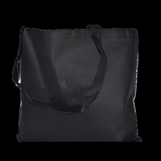 50 Non Woven Tasche 46x42cm schwarz Woventaschen bedrucken