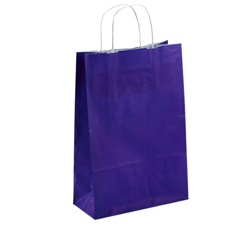 5000 Papiertüten royalblau 22 10x28cm Kordel Papiertueten bedrucken