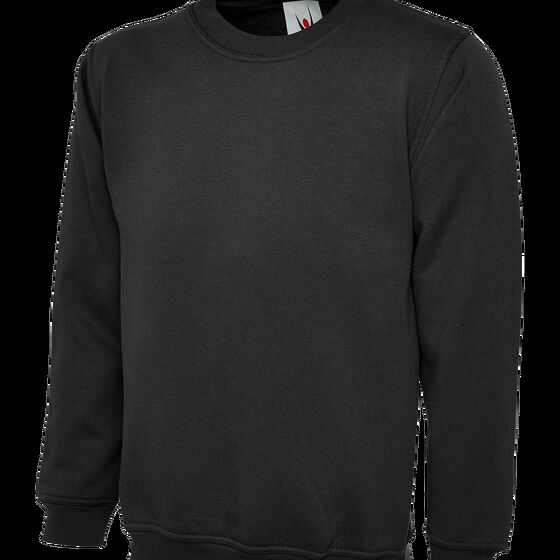 10 Sweatshirt schwarz Sweatshirt bedrucken