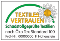 Öko-Tex Umwelt-Siegel für Stofftaschen