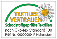 Öko-Tex Umwelt-Siegel für Stofftaschen