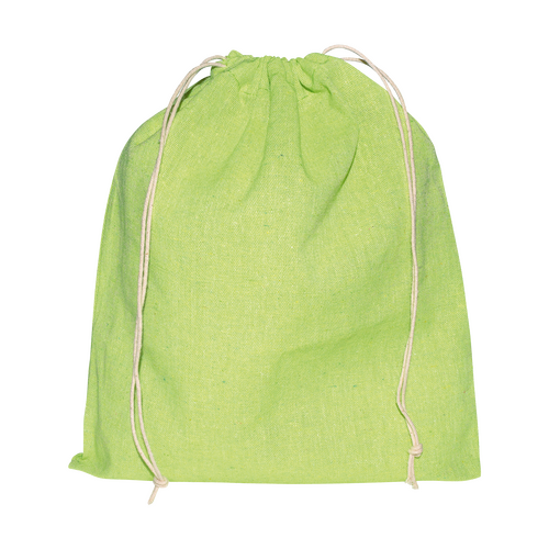 250 Stoffsack Recycling maigrün 25x30cm Stoffsack bedrucken