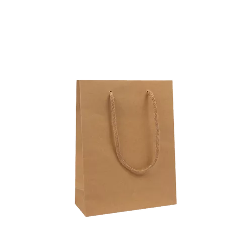 100 Messetaschen gold 20x08x26cm papiertueten bedrucken