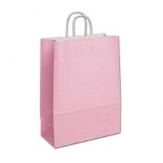 Papiertragetaschen sehr Groß bunt rosa mit bedrucken Papiertragetaschen