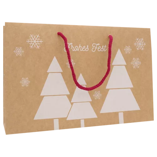 50 Weihnachtstaschen hochw. Tanne 37 09x24cm