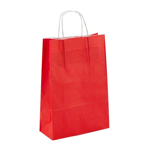 5000 Papiertüten rot 22 10x28cm Kordel Papiertueten bedrucken