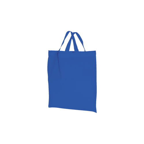 50 Stofftaschen royalblau 28x32cm kurze Henkel Stoffbeutel bedrucken