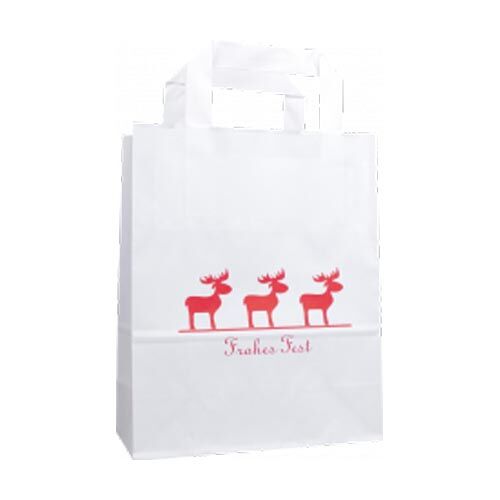 Weihnachtstüten Geschenktasche 3Elche