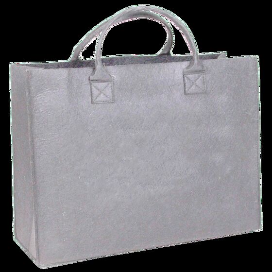 50 Filz-Shopper hellgrau 45 14x34cm Filztaschen bedrucken