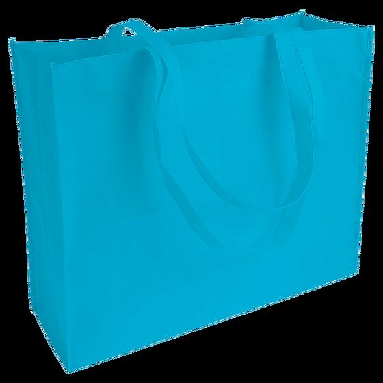 50 Non Woven Tasche hellblau 50 12x40cmm Woventasche bedrucken