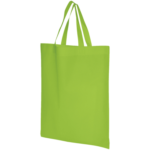 250 Non Woven Bags hellgrün 38x42cm Woventasche bedrucken