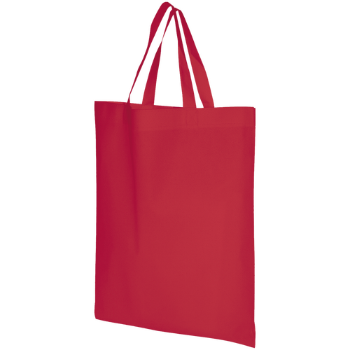250 Non Woven Taschen rot 22x26cm Woventasche bedrucken