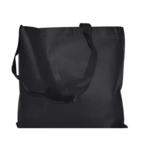 50 Non Woven Tasche 46x42cm schwarz Woventaschen bedrucken