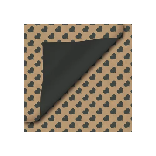 Geschenkpapier Black Heart 30cm