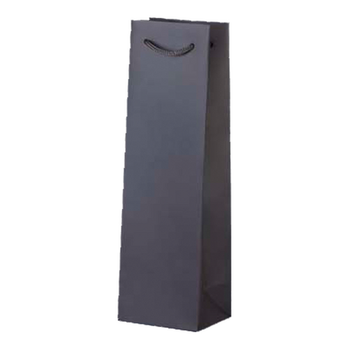 500 Flaschentaschen anthrazit 11 9x36cm Papiertaschen bedrucken