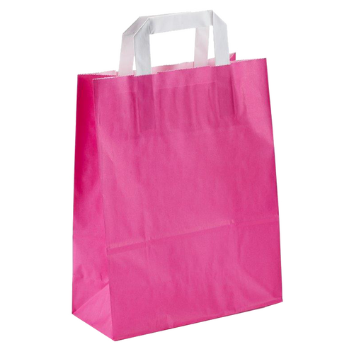 500 Papiertüten pink 32 12x40cm Papiertueten bedrucken