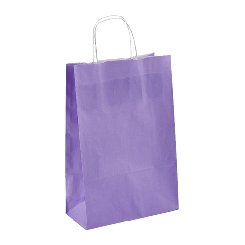 900 Papiertüten violett 22 10x28cm Kordel Papiertueten bedrucken