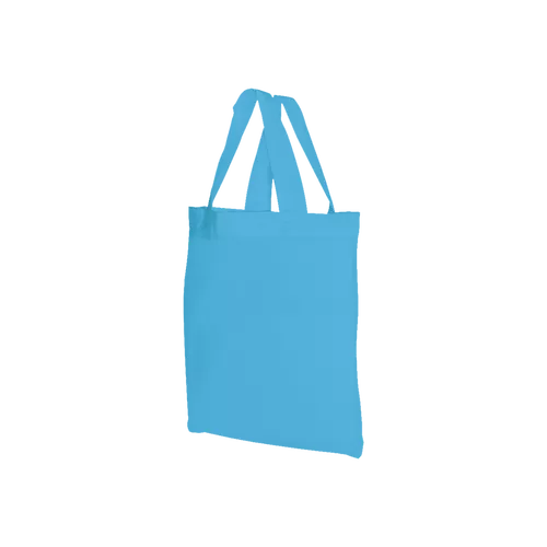 50 Stofftaschen helllbau 28x32cm kurze Henkel Stoffbeutel bedrucken