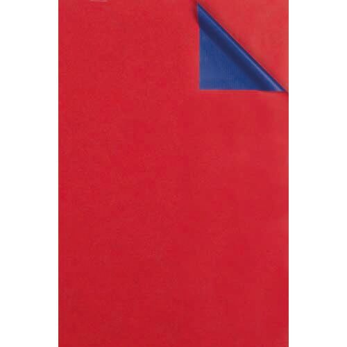 Geschenkpapier 2c rot/blau