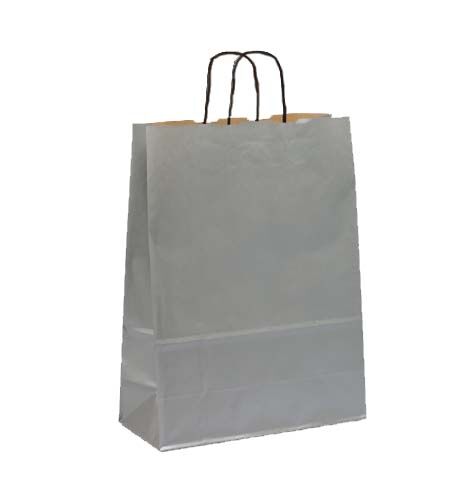 150 Weihnachtstaschen silber 32 14x42cm Weihnachtstueten bedrucken
