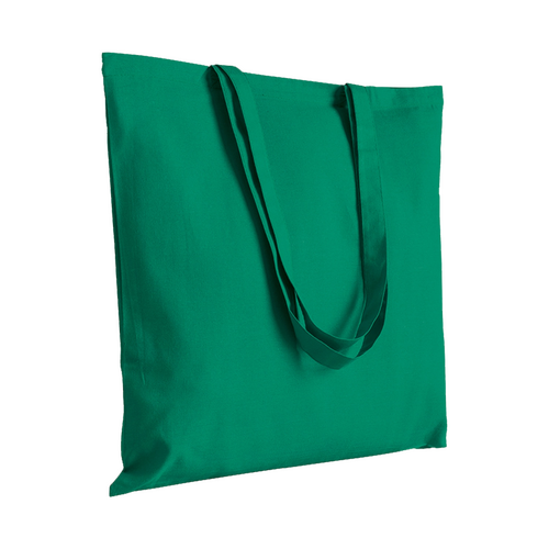 50 Stofftaschen 280gr/qm grün 38x42cm langer Henkel Stoffbeutel bedrucken